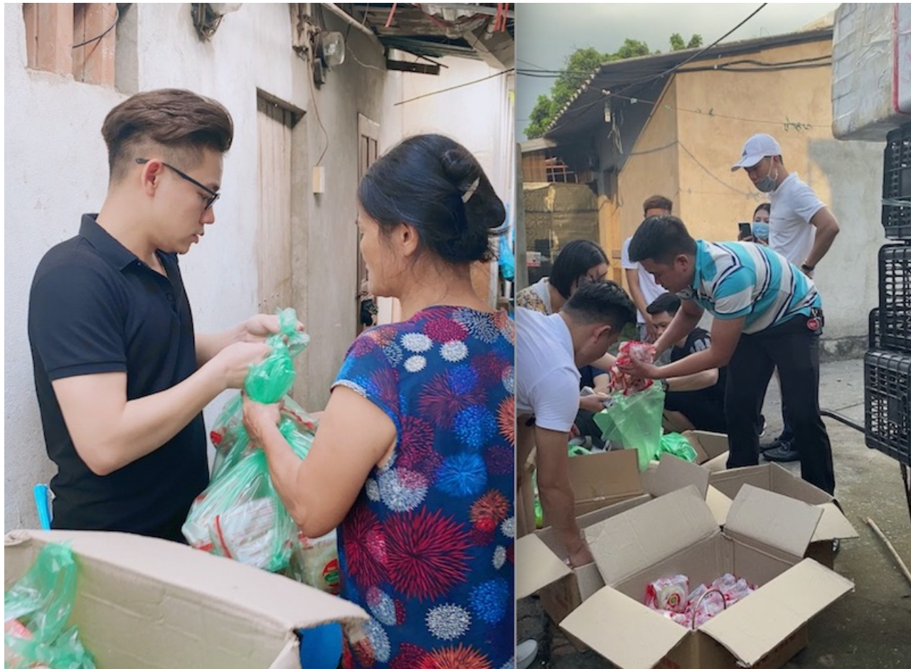 Vĩnh Chu rất tích cực tham gia công tác từ thiện, giúp đỡ mọi người